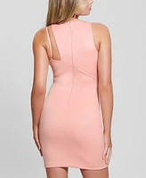 Guess Women's Sleeveless Scuba Bodycon Dress