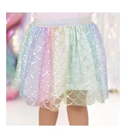 Sweet Wink Little and Big Girls Rainbow Mermaid Tutu Skirt