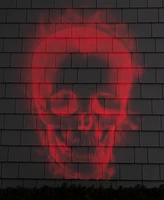Northlight 8" Halloween Skull Outdoor Light Show Projector