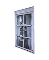 Northlight 46" Scary Skeleton Fake Window Halloween Decoration