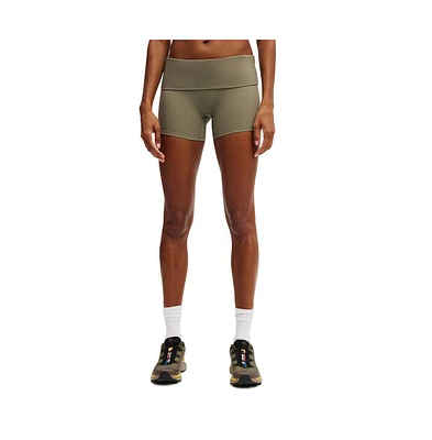 Cotton On Women's Active Ultra Soft Roll Over Shortie Short
