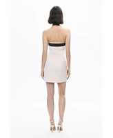 Nocturne Women's Belt Detailed Mini Dress