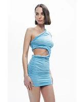 Nocturne Women's Twist and Ruched Mini Dress