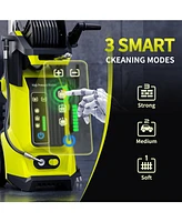 Sugift 5000 Psi 3.5 Gpm Cold Water Electric Pressure Washer with 5 Quick-Connect Nozzles and Foam Cannon