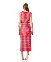 endless rose Women's Check Maxi Skirt