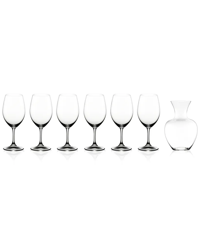 Riedel Ouverture Magnum Glasses & Apple Decanter 7 Piece Value Set