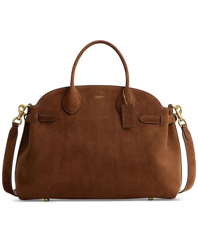 Coach Suede Soft Empire Carryall 40