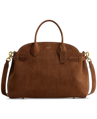 Coach Suede Soft Empire Carryall 40