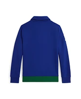 Polo Ralph Lauren Big Boys Pony Double-Knit Collared Sweatshirt