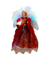 Northlight 12" Lighted Fiber Optic Angel Christmas Tree Topper