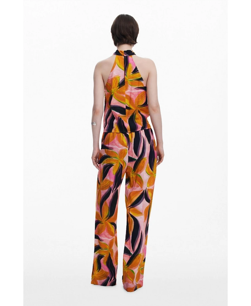 Desigual Women's Floral print trousers