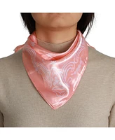 Bioworld Lightweight Satin Paisley Print 22"x22" 6-Pack Bandana Set