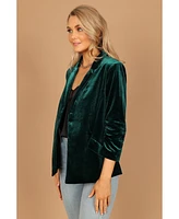 Petal and Pup Women's Vera Velvet Blazer
