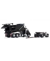 First Gear Dcp 1/64 Black Kenworth T880 Rogue Dump w/ Rogue Transfer Dump Trailer