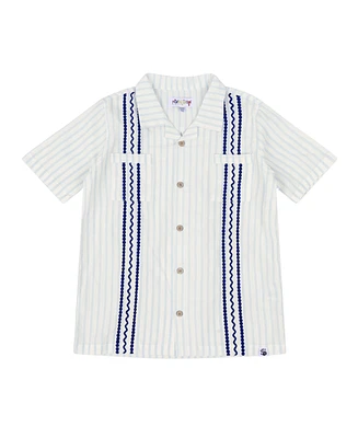 Mixed Up Clothing Boys Bordado Shirt