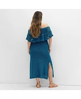 City Chic Women's Callie Crochet Dress