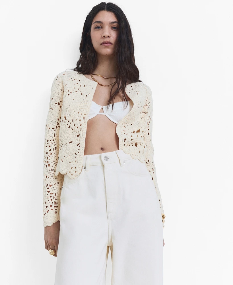 Mango Women's Thick Knit Cardigan