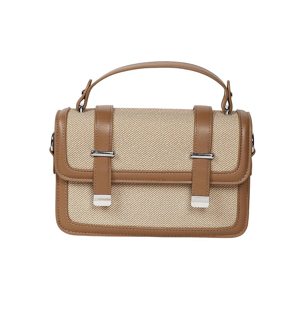 Women's The Linea-Block Hand Bag - Ash Brown