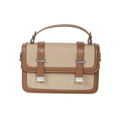 Women's The Linea-Block Hand Bag - Ash Brown