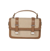 Women's The Linea-Block Hand Bag - Ash Brown