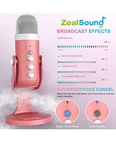 ZealSound Gaming Usb Microphone k66p and d65p Furry Cover Bundle