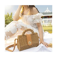 Women's The Basket Hand Bag - Khaki Brown