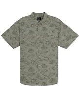 Hurley Men's One and Only Stretch Print Short Sleeve Shirt