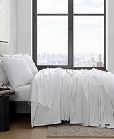 Vera Wang Cotton Voile Solid 3-Pc. Quilt Set