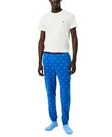 Lacoste Men's Loungewear Crocodile Pajama Pants