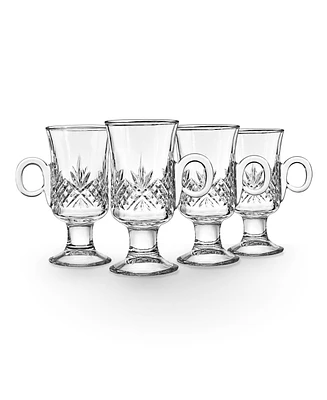 Godinger Dublin Set of 4 6oz Irish Coffee Mugs