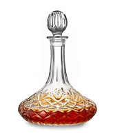 Godinger Dublin Crystal Captains Decanter, 45 oz