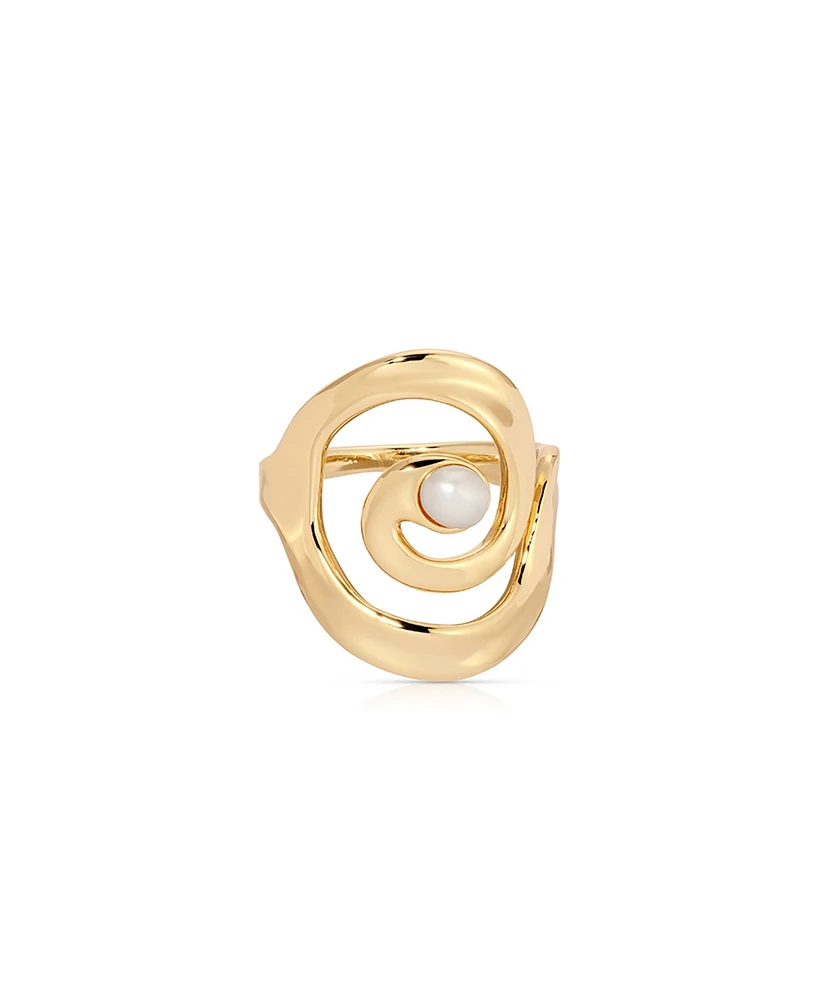 Ettika Aura Swirl Statement Ring