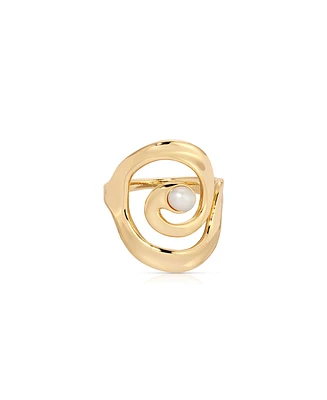 Ettika Aura Swirl Statement Ring
