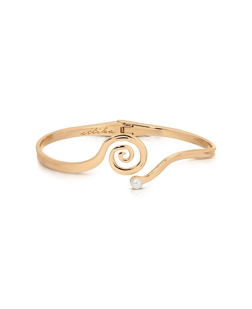 Ettika Mini Aura Swirl Cuff Bracelet