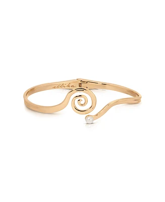 Ettika Mini Aura Swirl Cuff Bracelet