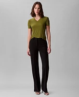 Calvin Klein Women's Short Sleeve V-Neck T-Shirt