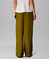 Calvin Klein Women's Drawstring Wide-Leg Pants
