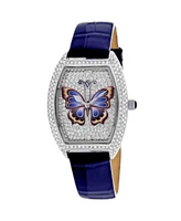 Christian Van Sant Womens Papillon Silver Dial Watch Cv4872bl