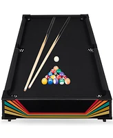 Best Choice Products 40in Tabletop Billiard Table, Pool Game Table w/ 2 Cue Sticks, Ball Set, Storage Bag