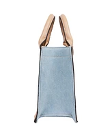 True Religion Bombe Logo Denim Tote
