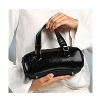 Haute Sauce Women's The Small Retro Bowling Bag - Onyx Black