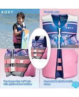 Roxy Youth Life Vest, Uscg and Transport Canada Approved Pfd for Girls 55-88 lbs