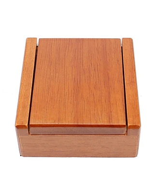 We Games Wooden Keepsake Box with Magnetic Closure, 3.5 inches