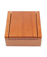 We Games Wooden Keepsake Box with Magnetic Closure, 3.5 inches