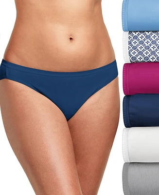 Hanes Women's 6-Pk. Ultimate Breathable Cotton Bikini Underwear 42H6CC