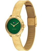Tommy Hilfiger Women's Quartz Gold Tone Stainless Steel Mesh Bracelet Watch