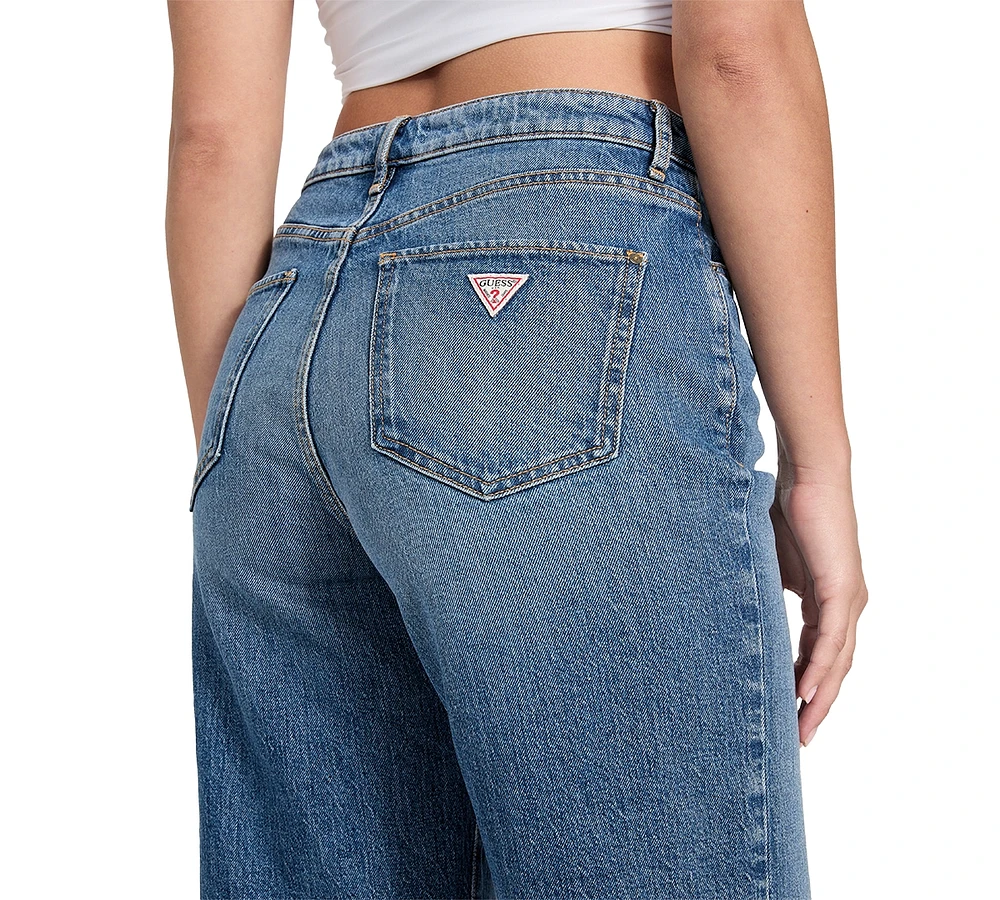 Guess Women's High Rise Straight-Leg Jeans