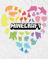 Fifth Sun Men's Minecraft Heart Short Sleeve T-Shirt