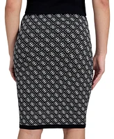 Guess Women's Lise 4G-Logo Pull-On Sweater Skirt