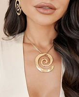 Ettika Aura Swirl Pendant Necklace